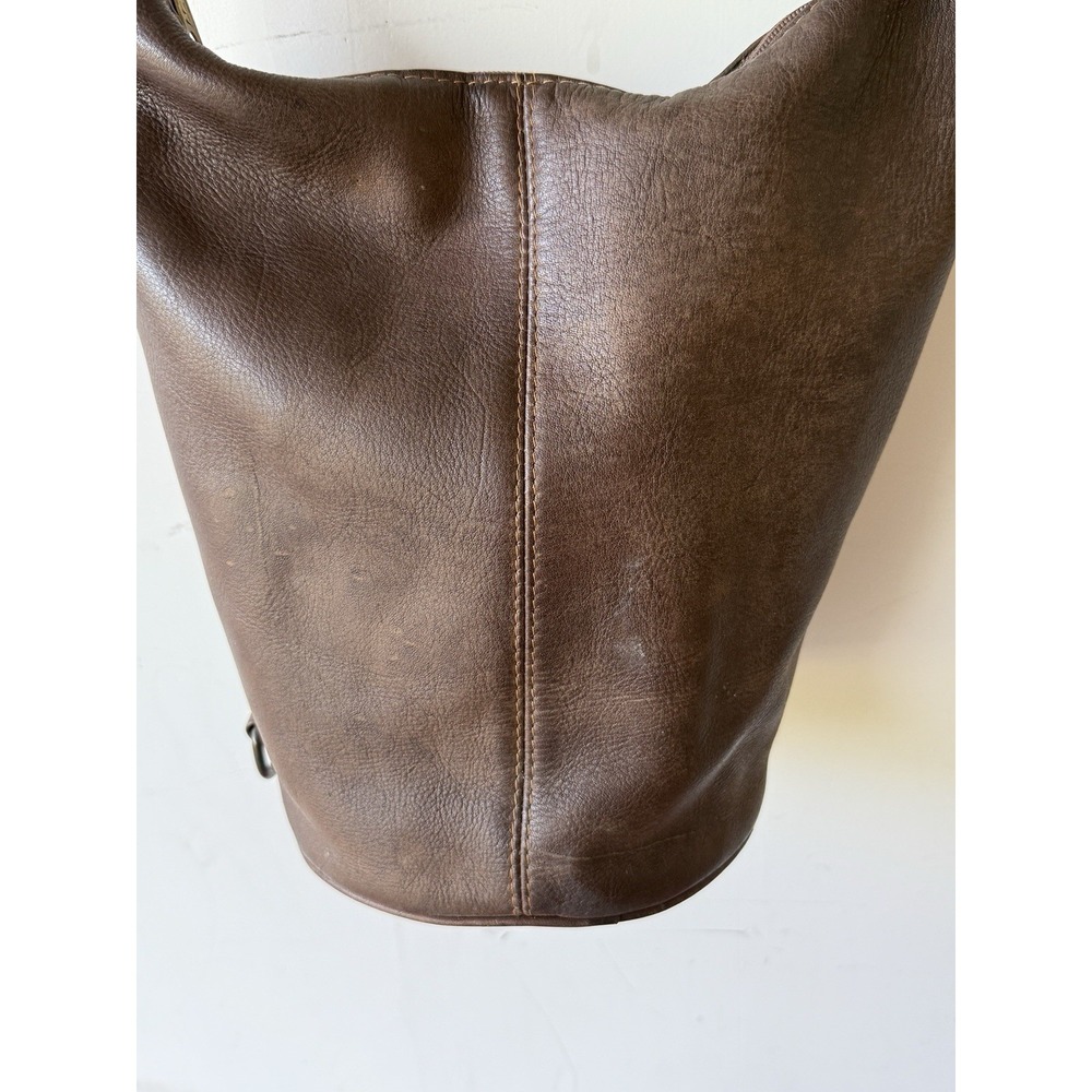 Hobo International Crossbody Bag‎ Shoulder Brown Leather Bucket - Picture 4 of 6